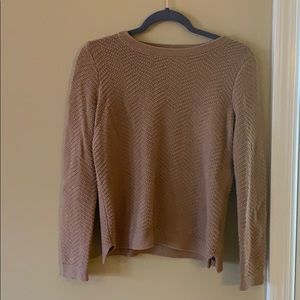 Tan knitted sweater